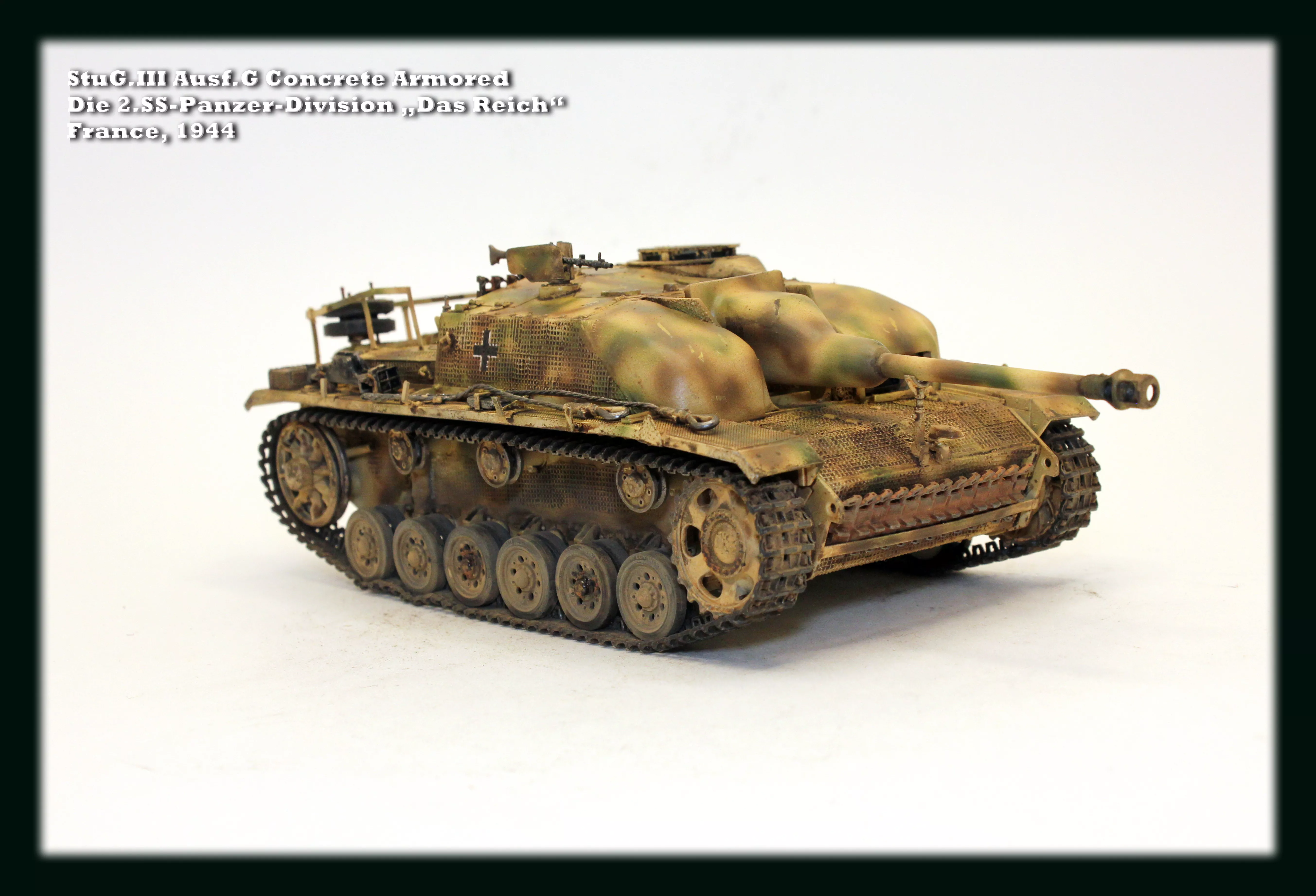 CONCRETE ARMORED StuG.III Ausf.G w/ZIMMERIT
