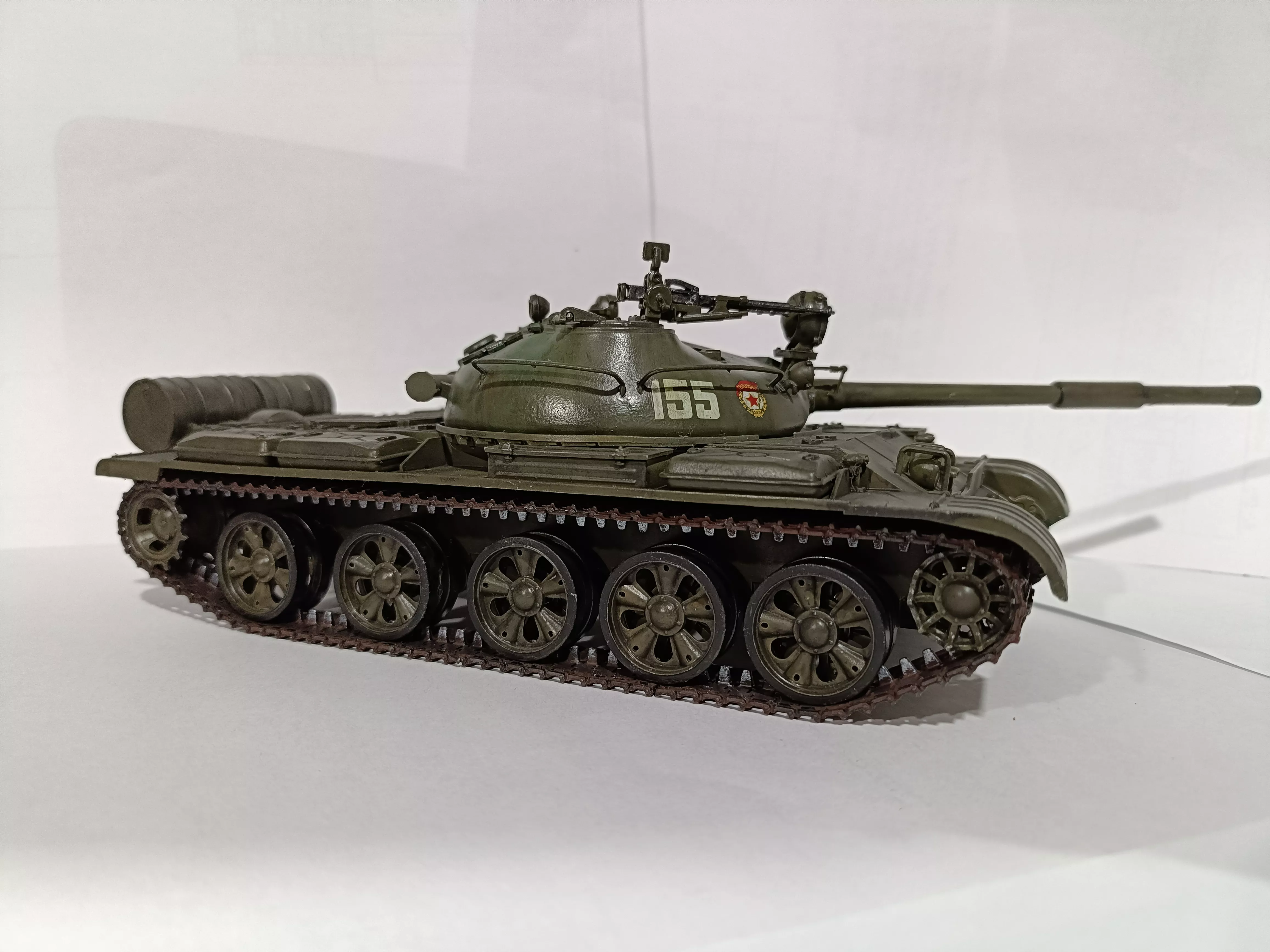 Советский танк Т-62А с 1 фигурой