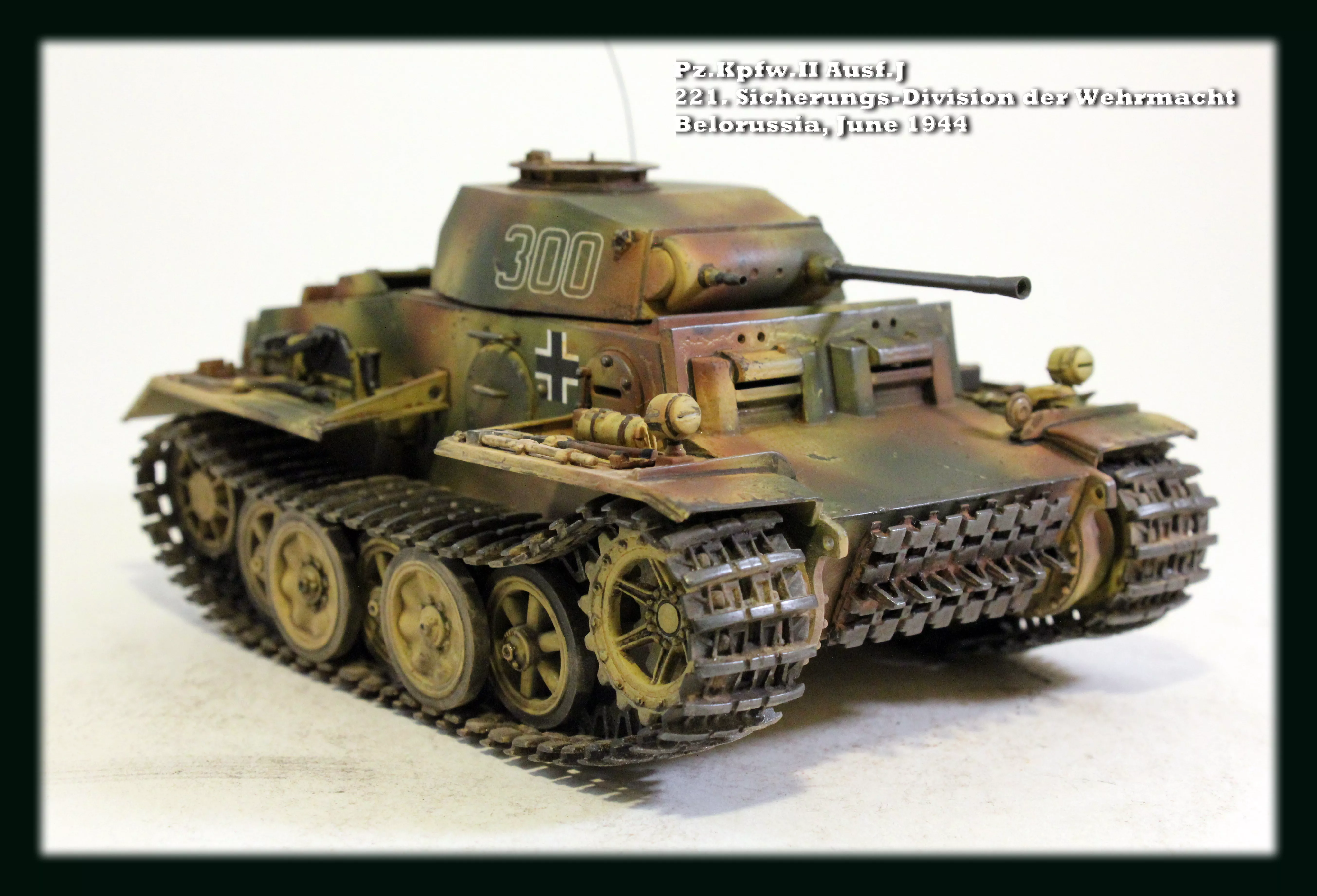 Немецкий лёгкий танк Pz.Kpfw.II Ausf.J
