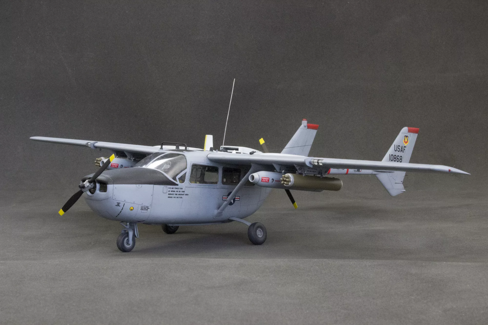 О-2А (позднее производство). Самолет наблюдения ВВС США